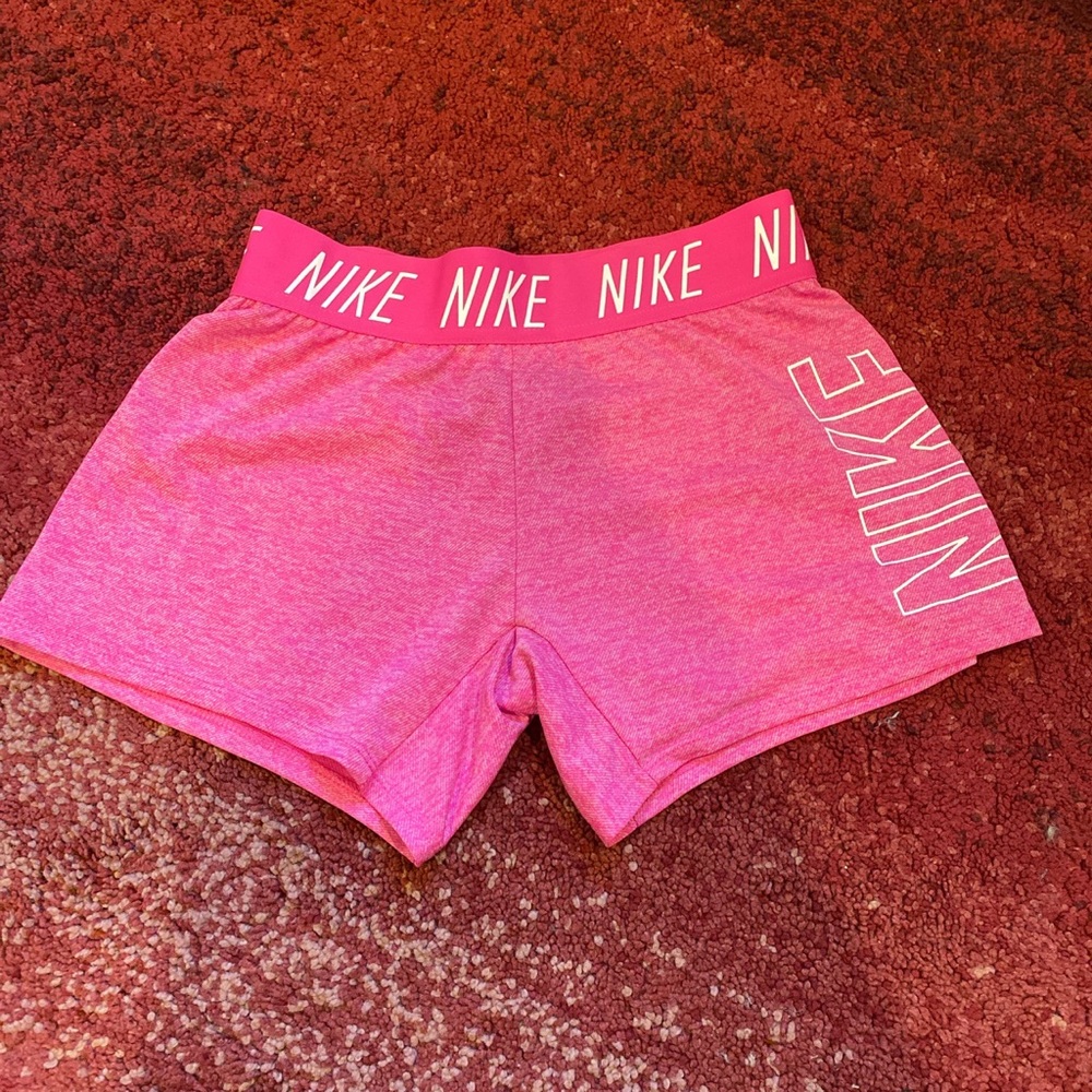 Pink Nike shorts